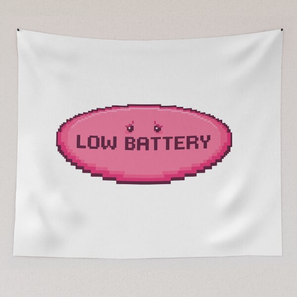 Item preview, Low Battery Pixel Art Flapjack Octopus Gamer designed and sold by Arc2020.