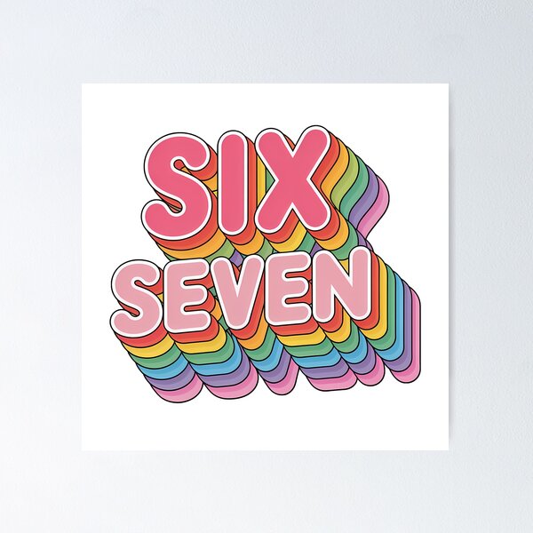 Item preview, Six Seven 67 - Funny Autistic Meme T-Shirt designed and sold by LoFizzy.