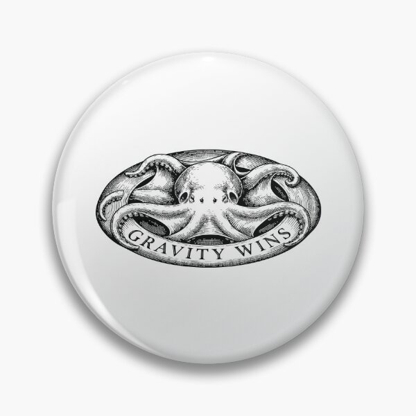 Item preview, Gravity Wins Vintage Etching Flapjack Octopus designed and sold by Arc2020.