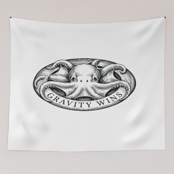 Item preview, Gravity Wins Vintage Etching Flapjack Octopus designed and sold by Arc2020.