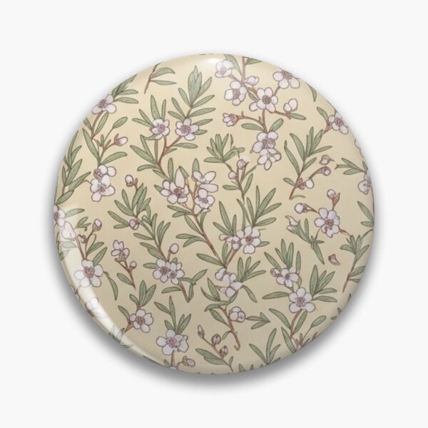 Item preview, Vintage Ditsy Bush Heather Champagne Floral Pattern designed and sold by Studio BC.
