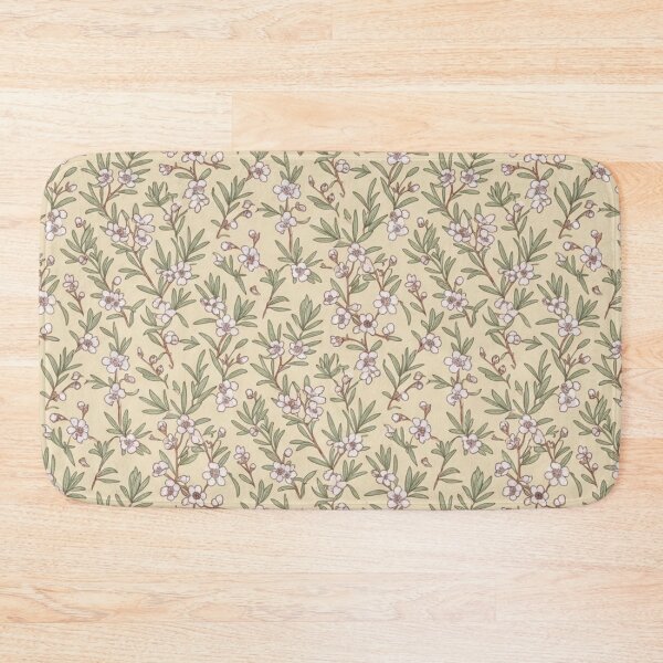 Item preview, Vintage Ditsy Bush Heather Champagne Floral Pattern designed and sold by Studio BC.