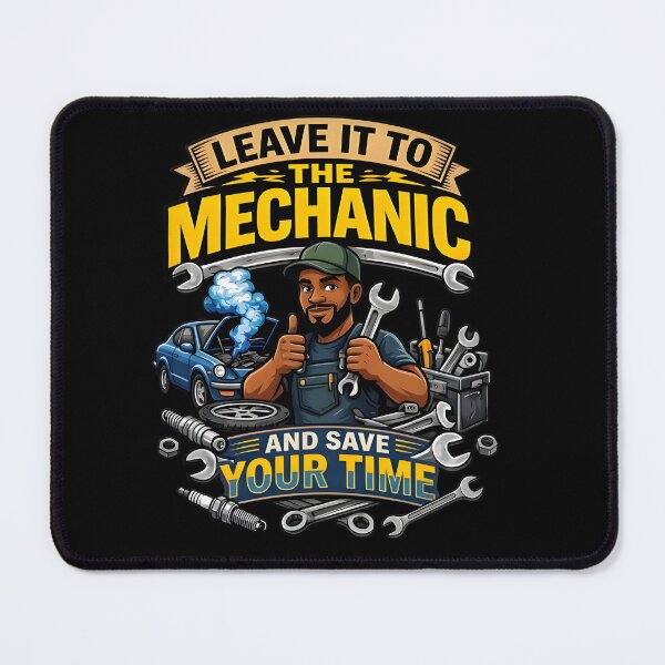 Item preview, Leave It To The Mechanic Save Your Time - Funny Auto Repair T-Shirt designed and sold by lahmar-abbou.