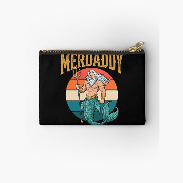 Item preview, Merdaddy : Funny Merman Poseidon Ocean Lover Pride Rainbow Dad Humor Mythology Sea Life Security Mermaid Dad Merdad designed and sold by NewaveBoutique.