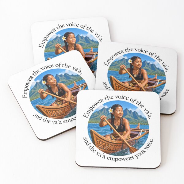 Item preview, Tahiti Empowerment Proverb - Empower the voice of the va'a | Pacific Art designed and sold by ShakaLife.org.