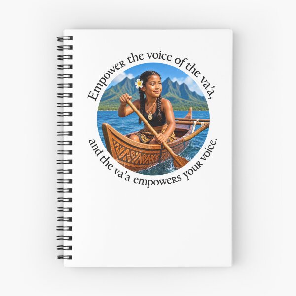 Item preview, Tahiti Empowerment Proverb - Empower the voice of the va'a | Pacific Art designed and sold by ShakaLife.org.