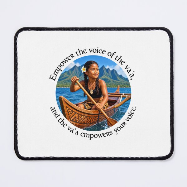 Item preview, Tahiti Empowerment Proverb - Empower the voice of the va'a | Pacific Art designed and sold by ShakaLife.org.