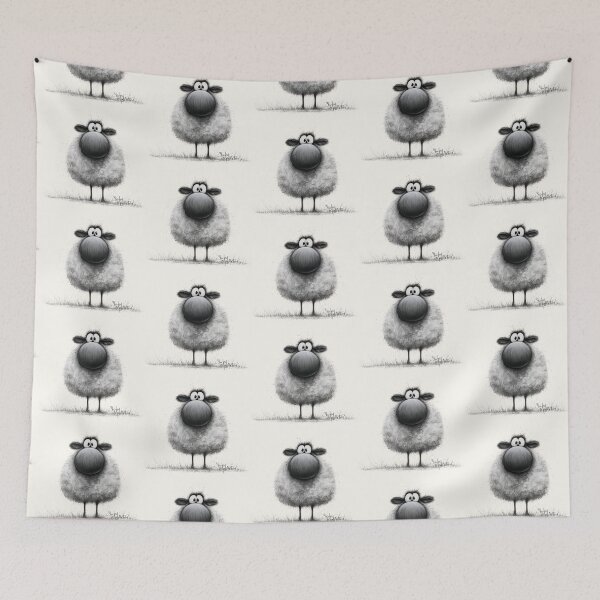 Item preview, Gorgeous Sheep ' Duchess’ BY SHiRLeY MacARTHuR designed and sold by Shirley MacArthur Art.