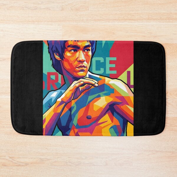 Aperçu de l'œuvre Bruce Lee Pop Art créée et vendue par Kindcorner.