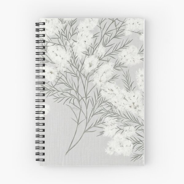 Item preview,  Frosted White Myrtle Silhouette Botanical Pattern designed and sold by Studio BC.
