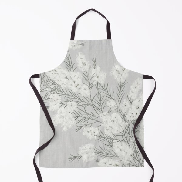 Item preview,  Frosted White Myrtle Silhouette Botanical Pattern designed and sold by Studio BC.