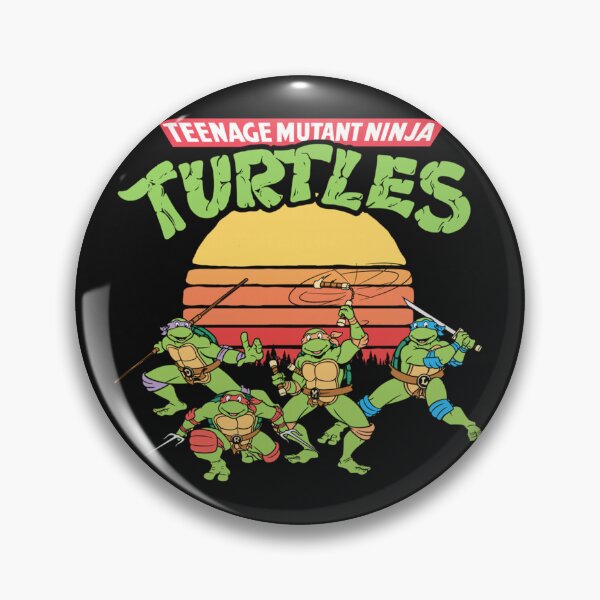 Item preview, Teenage Mut4nt Nlnja TurtIess Retro Logo & Eighties Sunset designed and sold by EulaAustynvlx.