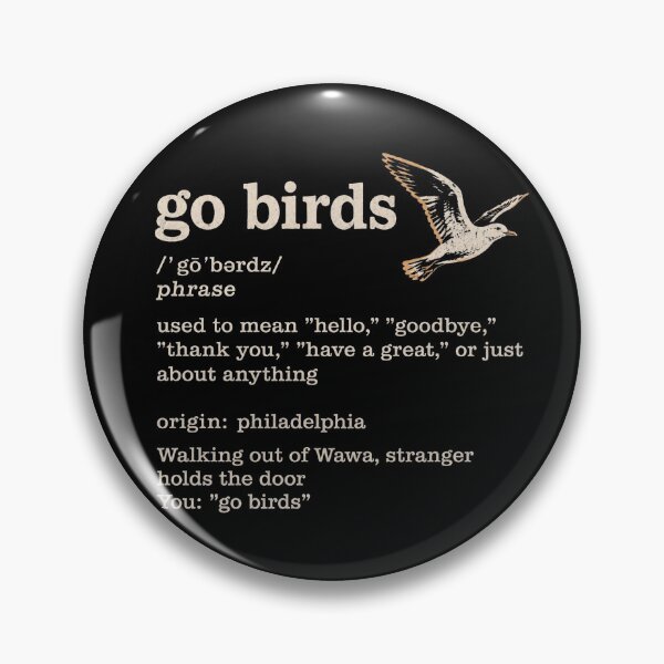 Item preview, Go Birds Vintage Quote designed and sold by EusebiaParro.