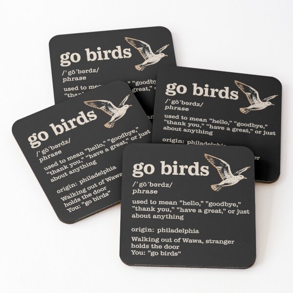 Item preview, Go Birds Vintage Quote designed and sold by EusebiaParro.