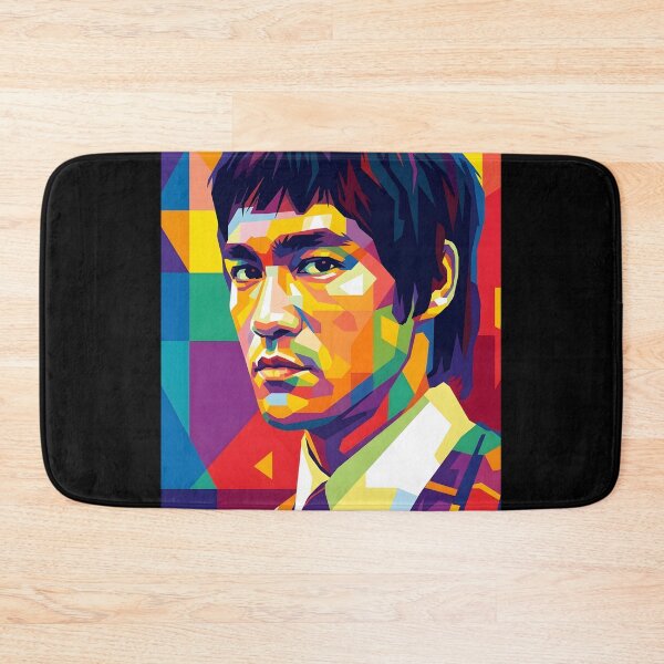 Aperçu de l'œuvre Bruce Lee Pop Art créée et vendue par Kindcorner.