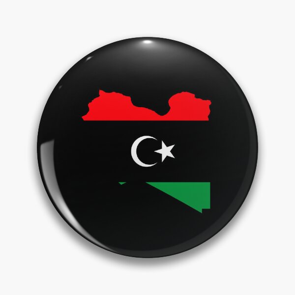 Item preview, Flag Map of Libya designed and sold by DreamBrushy.