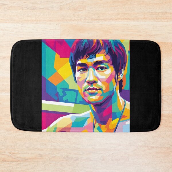 Aperçu de l'œuvre Bruce Lee Pop Art créée et vendue par Kindcorner.