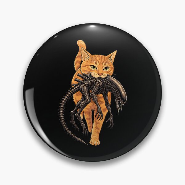 Item preview, Xenomorph Cat designed and sold by thedoodlevault.