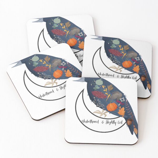 Item preview, Halloween Raven on Crescent Moon designed and sold by Mohita Garg.