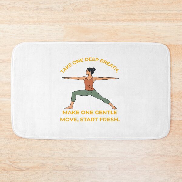 Item preview, One Deep Breath Yoga – Mindfulness & Gentle Movement T-Shirt designed and sold by Pradip basu.