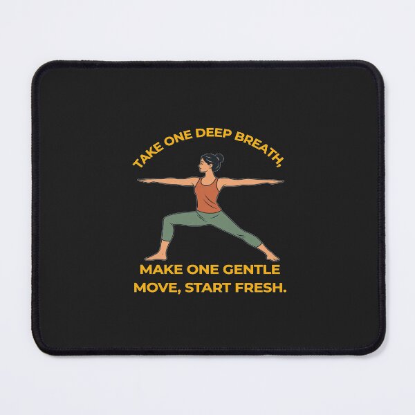 Item preview, One Deep Breath Yoga – Mindfulness & Gentle Movement T-Shirt designed and sold by Pradip basu.