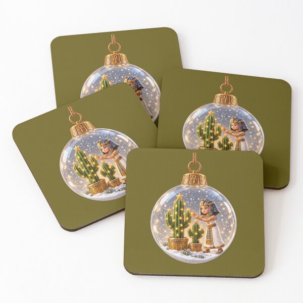 Item preview, The Pharaoh’s Winter Oasis – Egyptian Snow Globe designed and sold by NEFERSIGN.