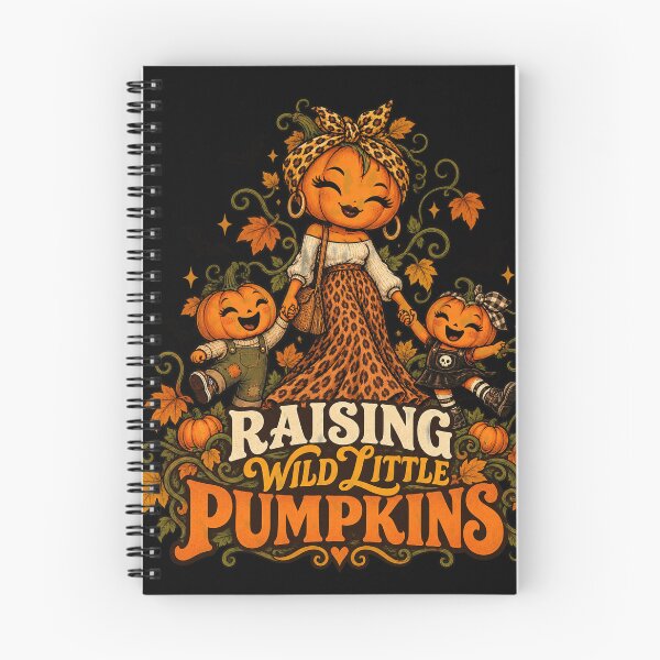 Item preview, Raising Wild Little Pumpkins Halloween Mom designed and sold by ClaSciStore.