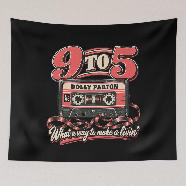 Item preview, Dolly Parton 9 To 5 Cassette What A Way To Make A Livin designed and sold by choudane.