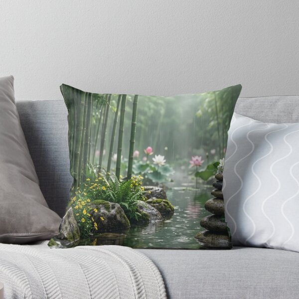 Item preview, Bamboo Reflections - Tranquil Forest Stream designed and sold by nhk999.