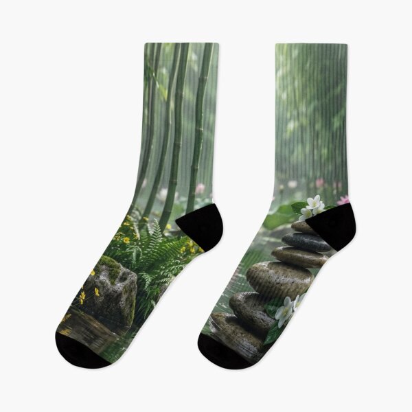 Item preview, Bamboo Reflections - Tranquil Forest Stream designed and sold by nhk999.