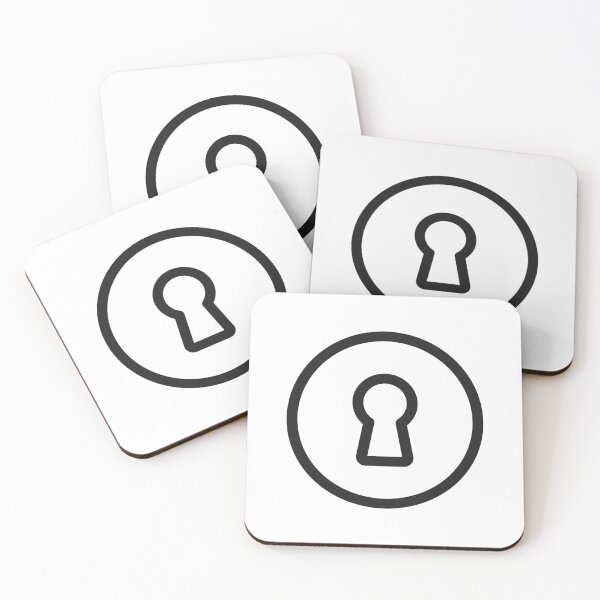 Item preview, Keyhole Security Line Icon designed and sold by VectorForge Studio.