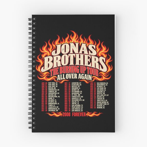 Item preview, Jonas Brothers The Burning Up Tour All Over Again Dates 2008 Forever designed and sold by choudane.