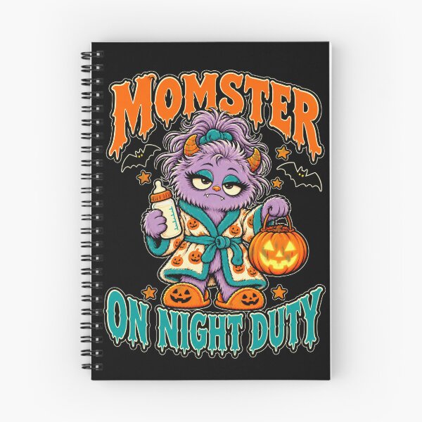 Item preview, Momster on Night Duty Halloween Mom Humor designed and sold by ClaSciStore.