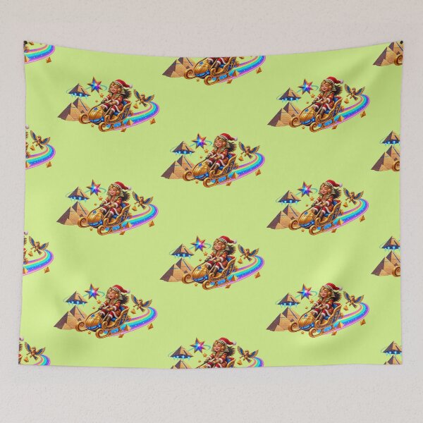 Item preview, Egyptian Cosmic Christmas – Pharaoh Santa Space Adventure designed and sold by NEFERSIGN.