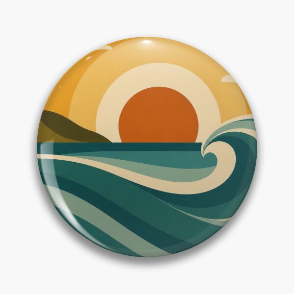 Item preview, Retro Sunset Rainbow Arches Mid Century designed and sold by EpicGear085.