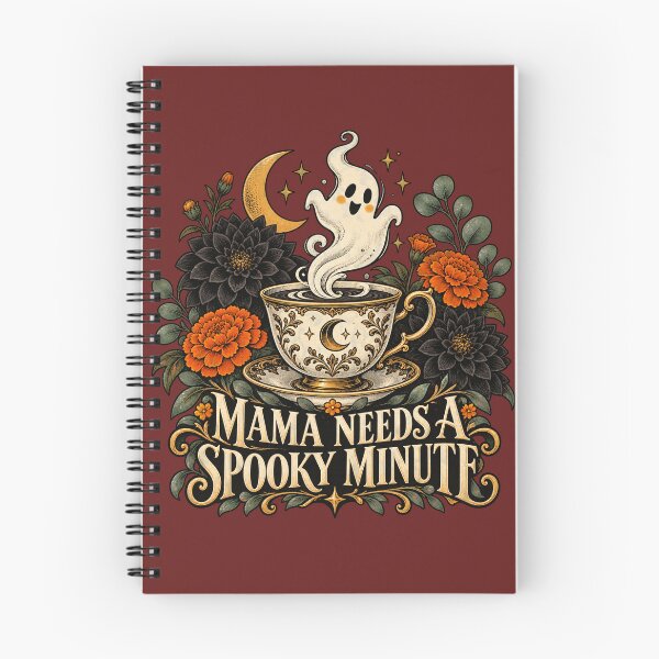 Item preview, Mama Needs a Spooky Minute Floral Humor designed and sold by ClaSciStore.