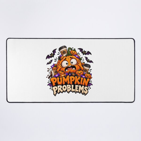 Item preview, Pumpkin Problems Halloween Graphic, Funny Pumpkin Design, Cute Spooky Halloween Clipart designed and sold by Pixanova.