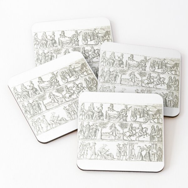 Item preview, Vintage Triumphs of Gods Revenge Antique Engraving Plate 2 designed and sold by Antique Science Press.