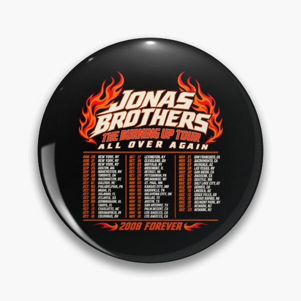 Item preview, Jonas Brothers The Burning Up Tour All Over Again Orange Dates designed and sold by choudane.