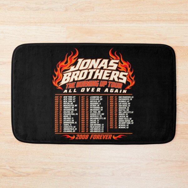 Item preview, Jonas Brothers The Burning Up Tour All Over Again Orange Dates designed and sold by choudane.