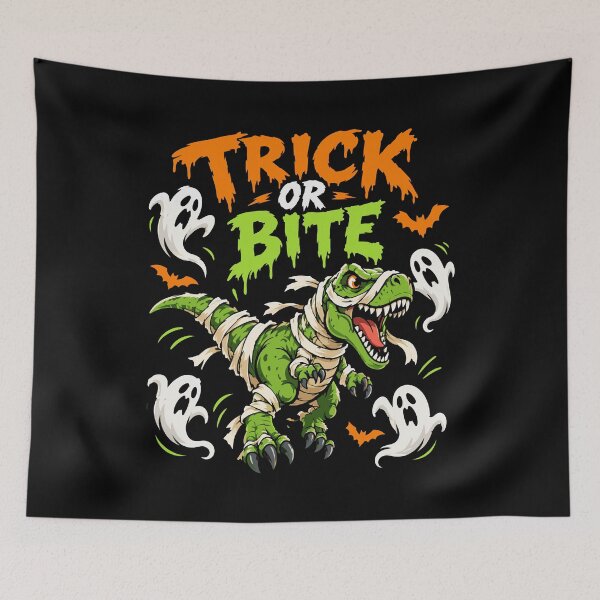 Item preview, Cute Dinosaur Trick Or Treat Halloween TRex Funny Kids Spooky  designed and sold by w1ckerman.