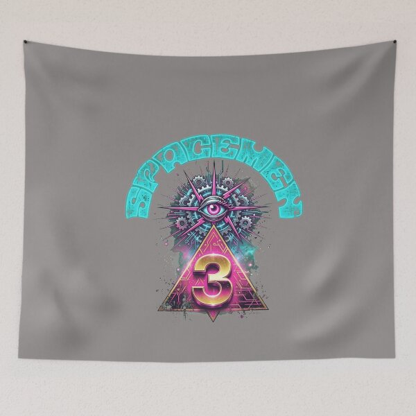 Item preview, Distressed Retro Graphic Three Design-6 designed and sold by AmberBunne.