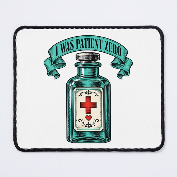 Item preview, I Was Patient Zero Vintage Apothecary designed and sold by Lolik Designs.