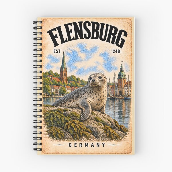 Item preview, Flensburg Vintage Germany Seal designed and sold by CUBE2024.