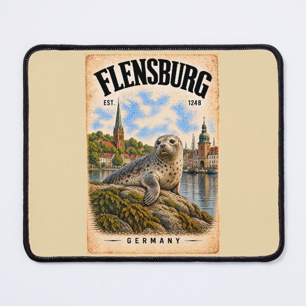 Item preview, Flensburg Vintage Germany Seal designed and sold by CUBE2024.