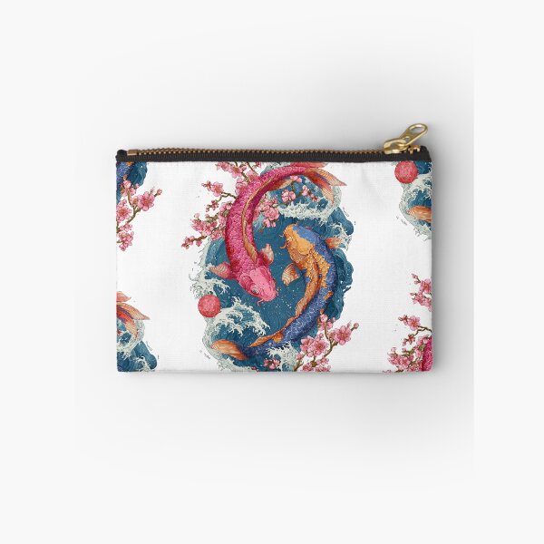Item preview, Japanese Koi Fish Wave Vintage Art  designed and sold by HouseOfMitos.