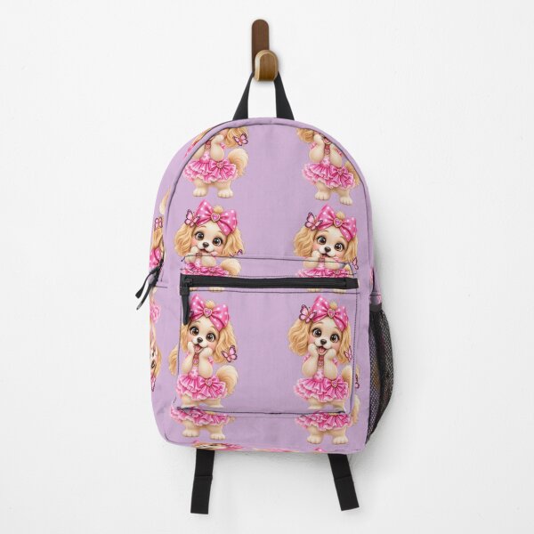 Item preview, Cute Pink Princess Poodle with Butterflies designed and sold by NEFERSIGN.