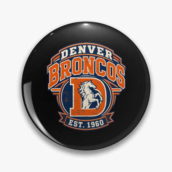 Item preview, Denver Broncos Est 1960 Vintage Badge Horse Inside D designed and sold by choudane.