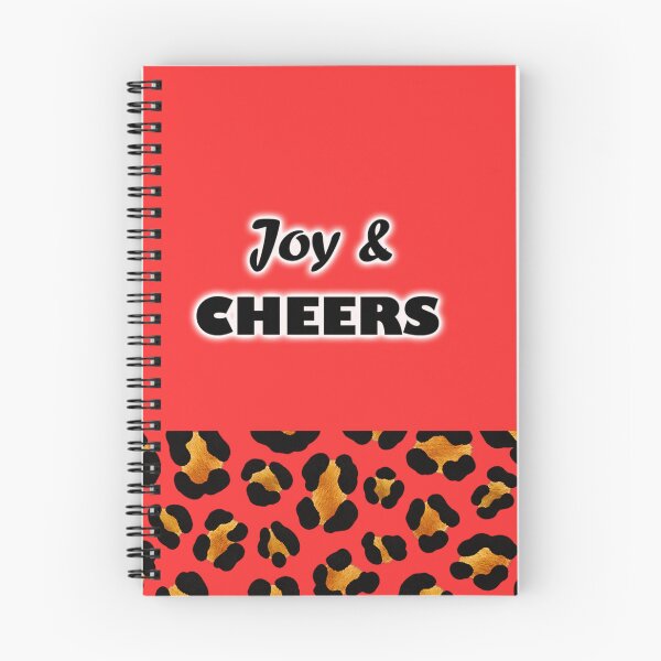 Item preview, Joy and Cheers Festive Leopard Christmas PNG designed and sold by annenambiro.