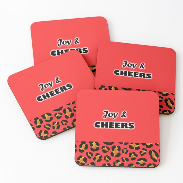 Item preview, Joy and Cheers Festive Leopard Christmas PNG designed and sold by annenambiro.